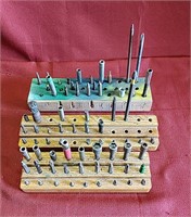 3 Handmade Blocks with Drill Bits & Sockets