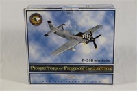 Heritage Mint P-51D Mustang Wood Aircraft Display
