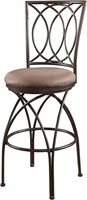 Powell Big and Tall Metal Crossed Legs Bar Stool