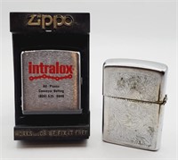 (JK) Zippo Lighter and intralox Ruler