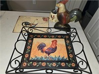 Rooster Chicken Decor Lot