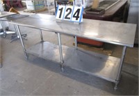 stainless table 84x30x35