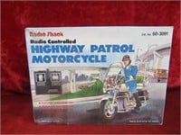 Radio Shack Highway Patrol motorcycle
