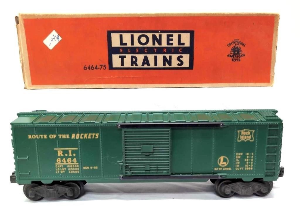 May 25th Toy train auction