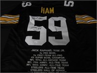 Jack Ham signed football jersey JSA COA