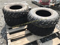 (2) 25"X10"X12" & (2) 25"X8"X12" ATV TIRES