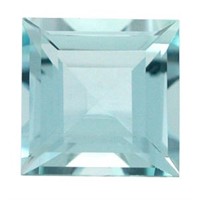 Genuine 0.05ct Square Aquamarine