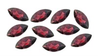 Genuine 6x3mm Marquise Mozambique Garnet (10pc)