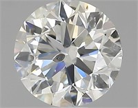 Gia Certified Round Cut 1.00ct I1 Diamond