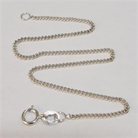 Sterling Silver Curb Chain Bracelet SJC