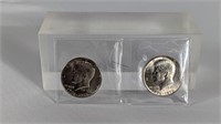 1976 & 1976D Bicentennial Kennedy Half Dollars