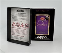 Crown Royal Zippo Lighter New in Box