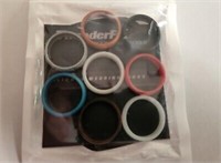 New ThunderFit Silicone Rings 8 Pack, Size