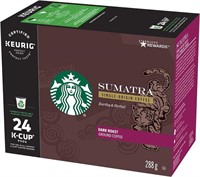 Starbucks Sumatra, Dark Roast Coffee, Single