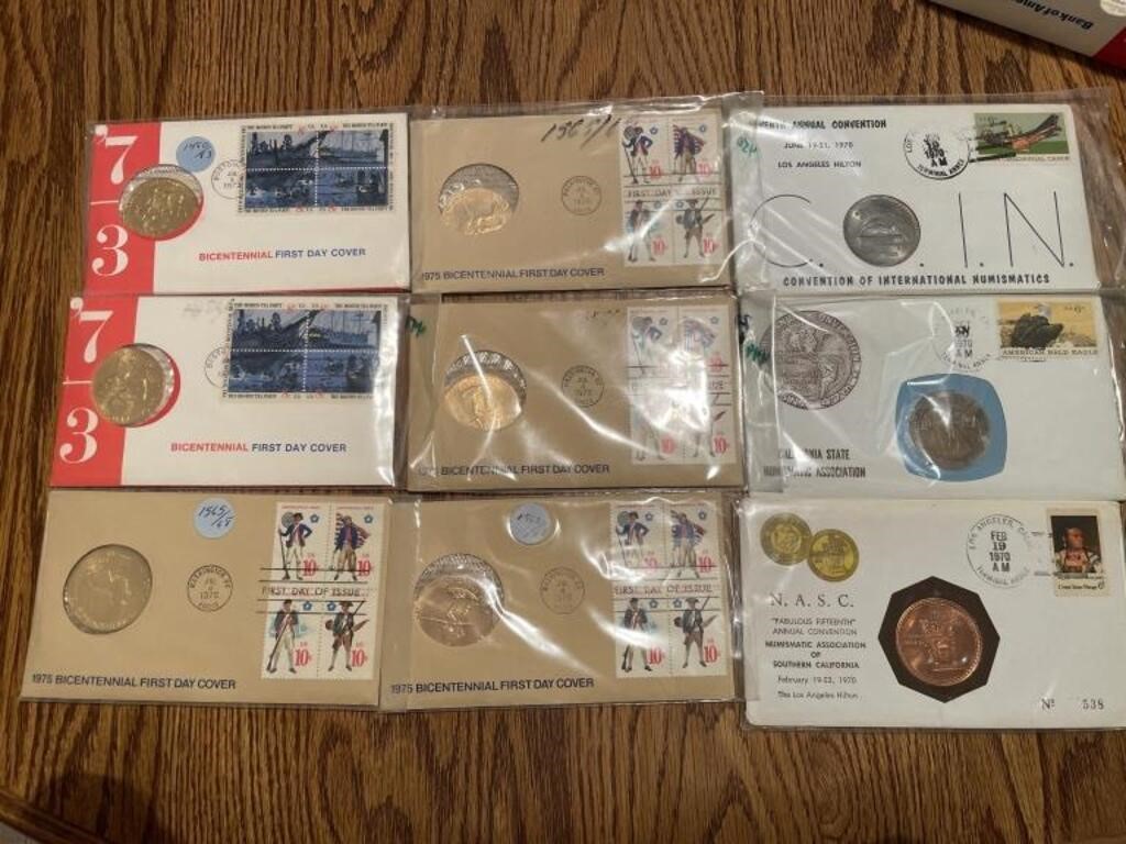 Vintage Stamps and Tokens