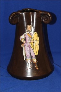 A Teplitz, Austria Pottery Vase