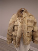Fox Fur Coat Size Large