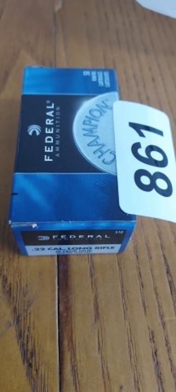 (50) FEDERAL .22 CAL AMMO