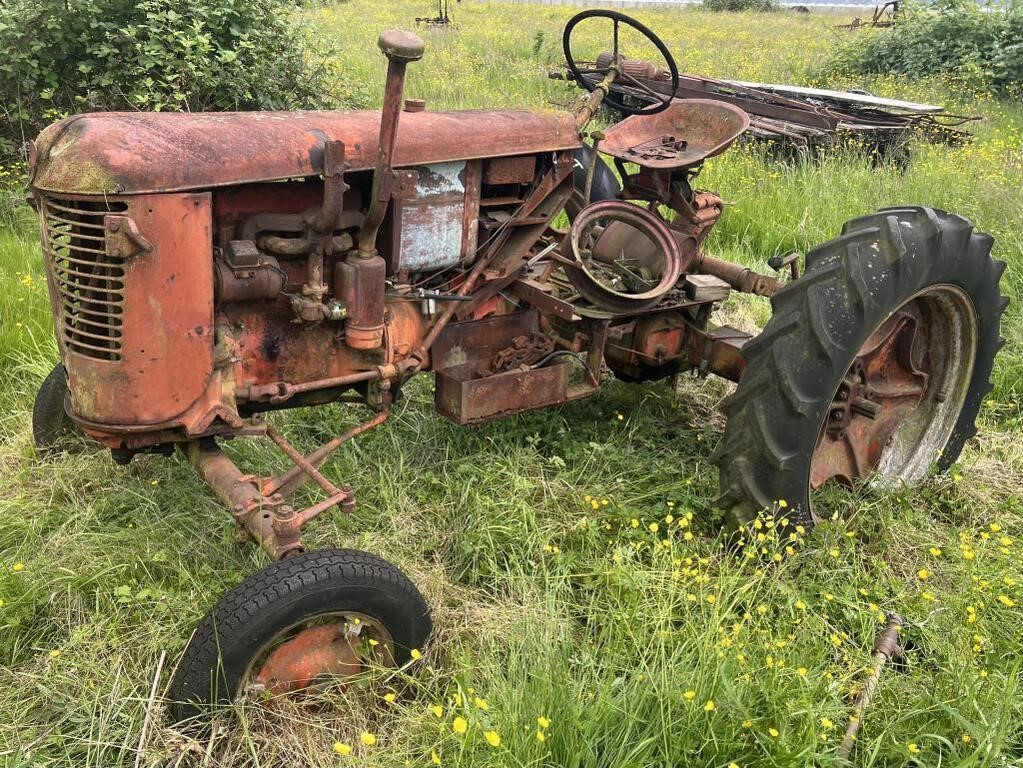 Vintage Case Tractor, Been Sitting, Looks Pretty