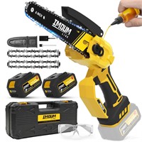 Mini Chainsaw Cordless 6 Inch, 32FT/S Fast
