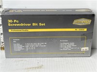 30 pce screwdriver bit set