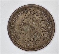 1907 XF Plus Indian Head Cent