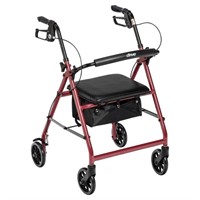 Rollator Rolling Walker with 6 in. Wheels, Fold