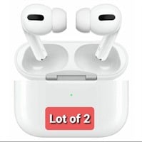 Lot of 2, Akent Airbuds Pro, Bluetooth Earbuds, Wh