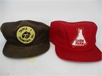Vintage Snapback Trucker Hat - Lot (2) Farm Chemic