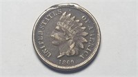 1860 Indian Head Cent Penny