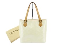 Louis Vuitton Vernis Houston Perle Handbag