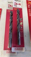 2 New black Oxide Drill bits