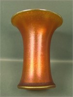 Imperial # 17 Dk Pearl Ruby Interior Panel Vase