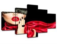 Salon Makeup & Manicure Wall Art Canvas 60"x32"