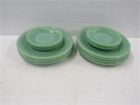 FireKing Jadeite Plates + Saucers