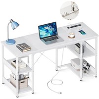 AODK 48 Inch Small Computer Desk with Power Outle