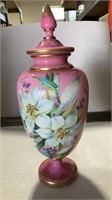 Hand Painted Pink Vase