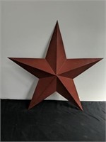 Red 24 inch metal star