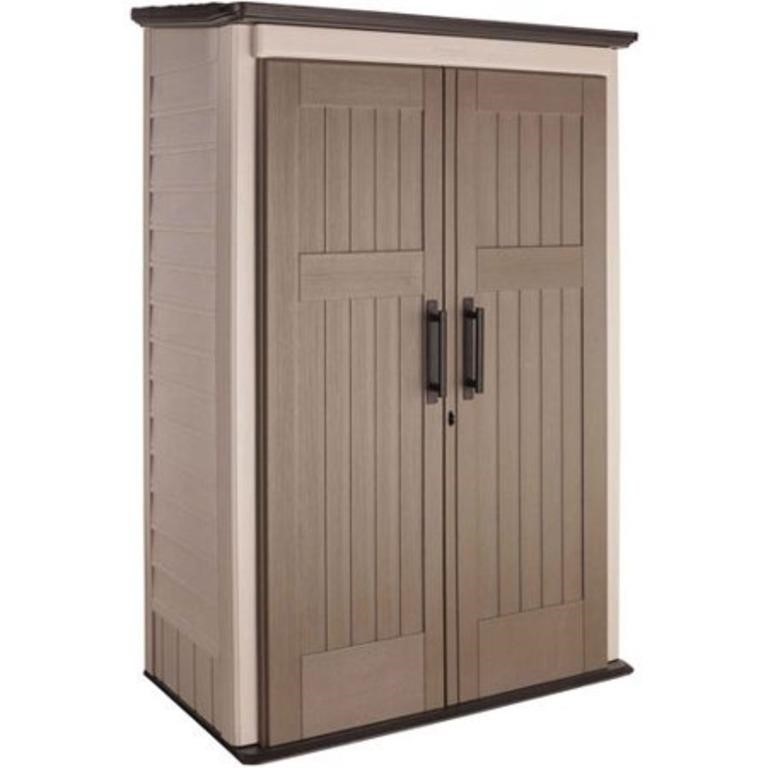 Rubbermaid | Vertical Garden Shed - Brown - 52-in