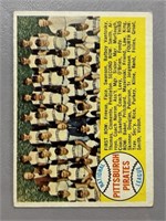 1958 PIRATES TEAM CARD TOPPS