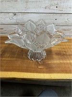 VINTAGE FROSTED TULIP BOWL