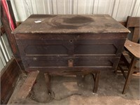 Antique Carpenters Chest, 1-Drawer Missing