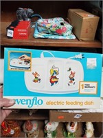 Vtg. Evenflo Electric Feeding Dish w/Box
