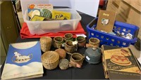 Mixed lot - vintage and antique items - glasses,