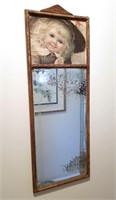 EARLY 1800'S PRINT & MIRROR