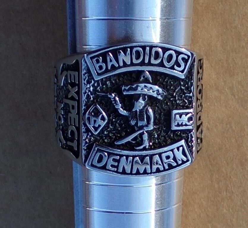 Bandidos Motorcycle Club Ring Size 13