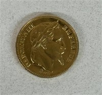 ANCIENT GOLD FRANCAIS COIN