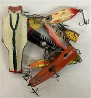 LOT OF (6) VINTAGE FISHING LURES