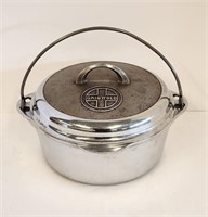 GRISWOLD Chrome #8 Dutch Oven & Lid 1278 1288