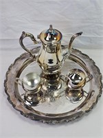 Silver Plate Tea Set